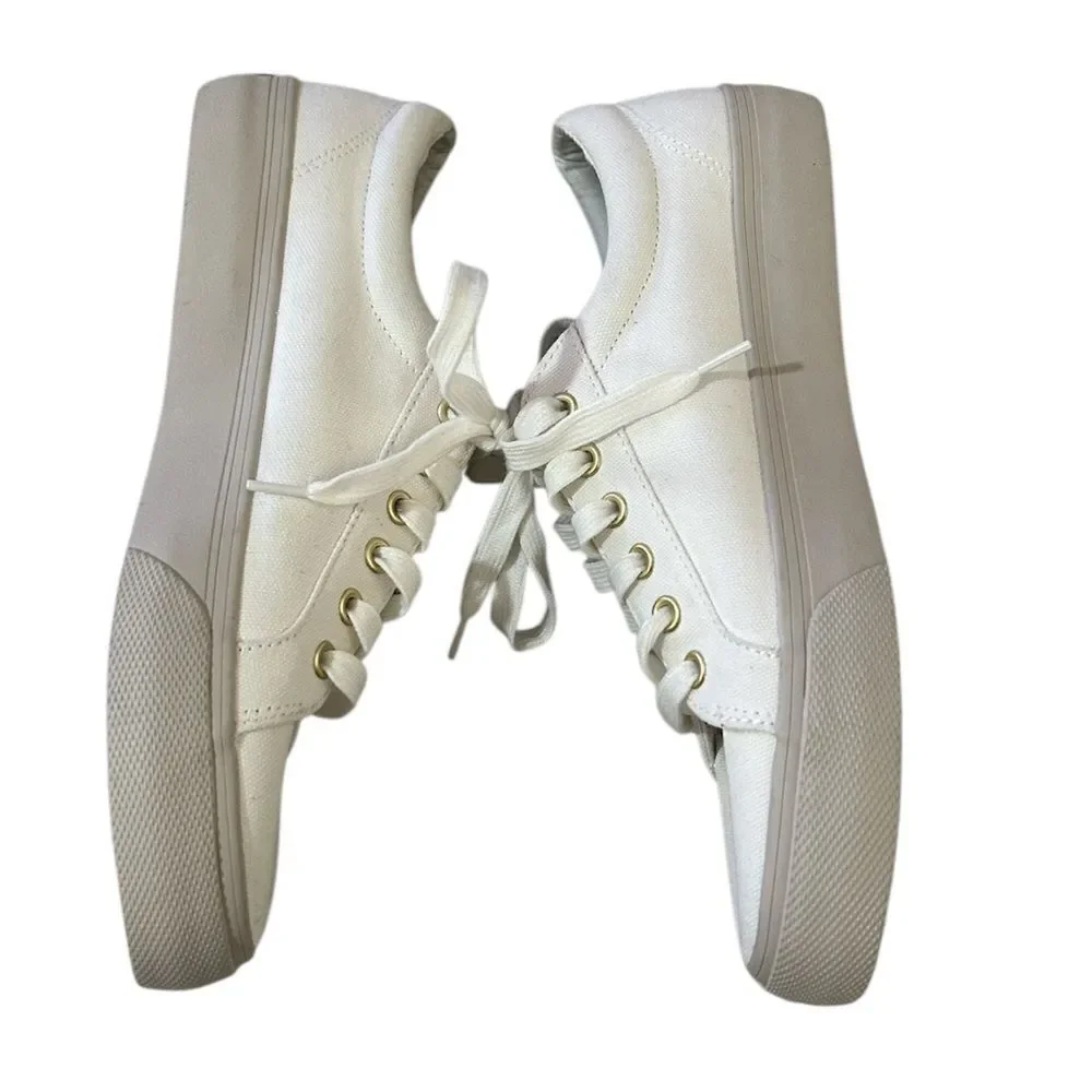 Keds Women’s Jump Kick Sneaker, Snow White Canvas, size 10, NWOT